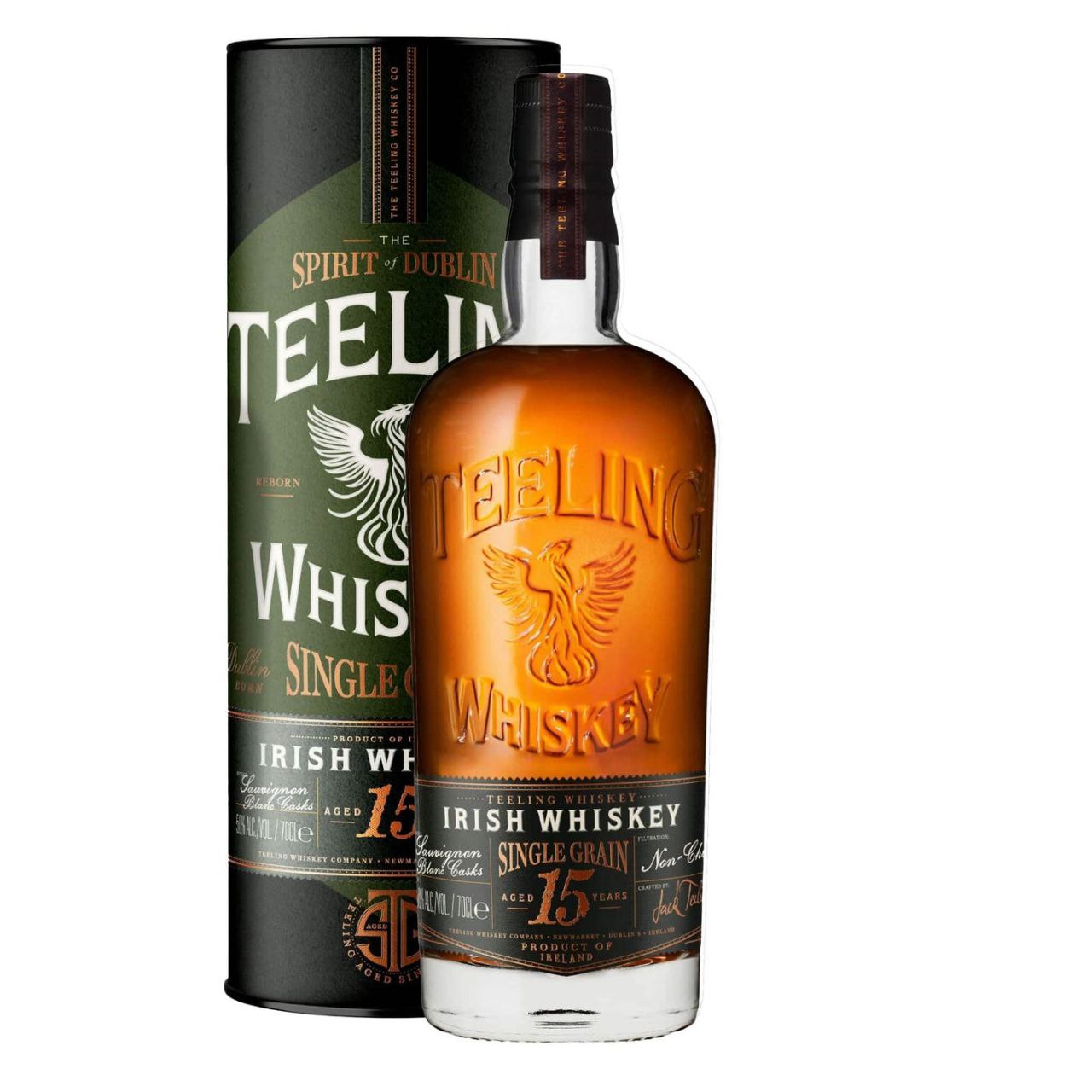 Віскі Teeling Single Grain 15 y.o. 50% 0.7 л tube